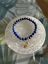 Picture of Bracelet Lapis Lazuli  & Plume Dorée
