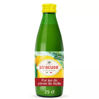 Jus de Citron Pur de Sicile SIRACUSE – 25 cl