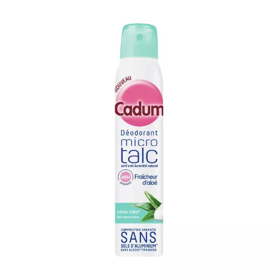 Déodorant atomiseur Argil' Protect Fraîcheur d'Aloé Cadum, 200mL