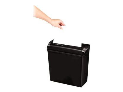 Destructeur de documents Fellowes P-25S – Individuel – 5 feuilles – Coupe droite – Corbeille 11L
