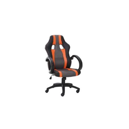 Fauteuil Gaming de Bureau Gamer TURBO - Bicolore noir orange