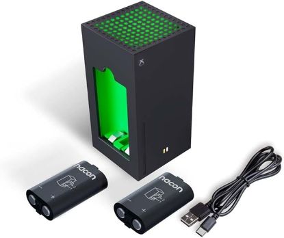 Chargeur double Nacon pour manettes Xbox – 2 batteries rechargeables – Licence officielle Microsoft – Xbox Series X|S & Xbox One