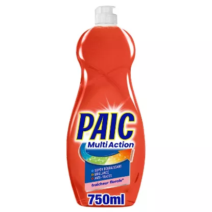 Liquide Vaisselle Multi Action Fraîcheur Florale PAIC - 750mL