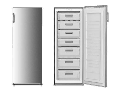 Congélateur armoire 185L Statique - DeRosso DRK-1PCON185E-S - Silver