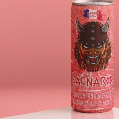 Picture of Boisson énergisante Ragnarok Fraise/Kiwi 250ml