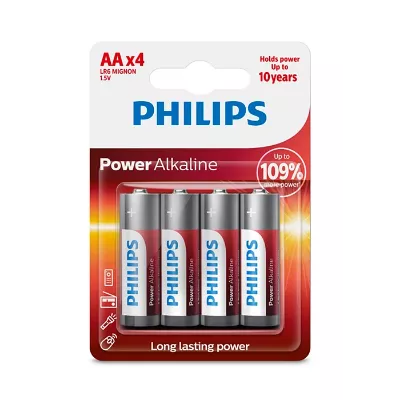 Piles AA LR6 - lot de 4 - Philips LR6P4B/10