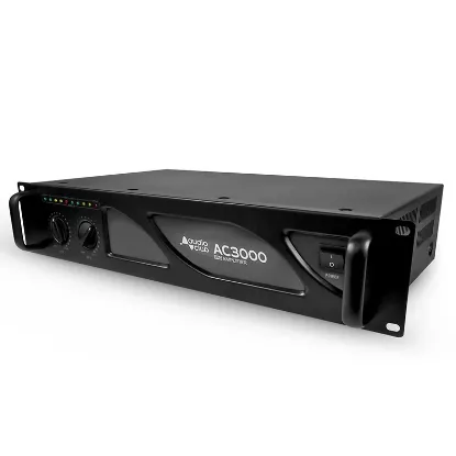 Amplificateur sono AUDIO CLUB AC3000 – 2 × 1500 W – MOSFET – Entrées RCA/Jack – Ventilation continue