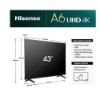 Picture of Hisense A6N Smart TV 43″ – TV LED 4K UHD, Dolby Vision & Atmos, Google TV