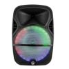Picture of Enceinte sono mobile My Deejay MDJ15 Ring à LEDs RVB 700W 15" USB, Bluetooth, TWS, Micros VHF et filaire, Télécommande