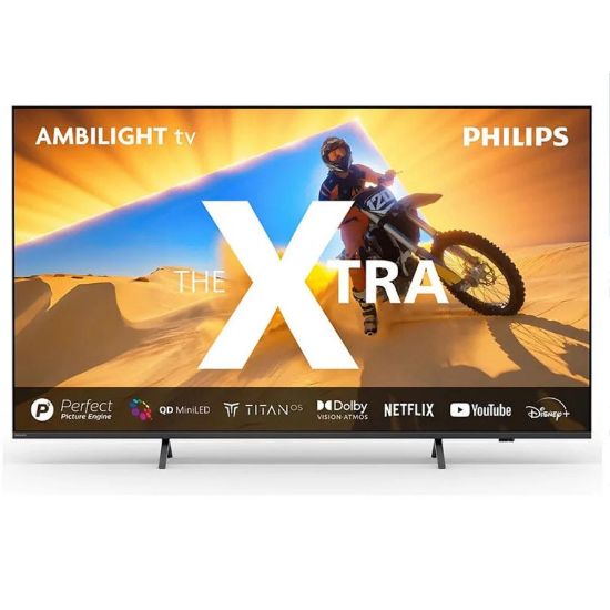 Image de Philips The Xtra 55PML9049/12 – TV 4K QD MiniLED 55″ – Ambilight 3 côtés, Dolby Vision & Atmos, HDMI 2.1, 144Hz