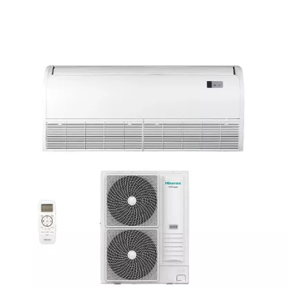 Climatiseur Réversible Plafond / Sol Hisense TURBO 48000 BTU – R32, 13,5 kW, Wi-Fi Optionnel, Télécommande Incluse