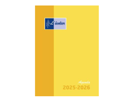 Agenda scolaire L'Écolier 2025–2026 – 12x17 cm, 320 pages
