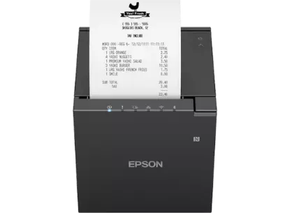 Imprimante de Tickets EPSON TM-m30III (152) – Wi-Fi + Bluetooth – Noire