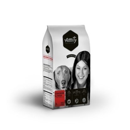 Picture of Croquettes pour Chien AMITY PREMIUM Poulet & Riz 4Kg