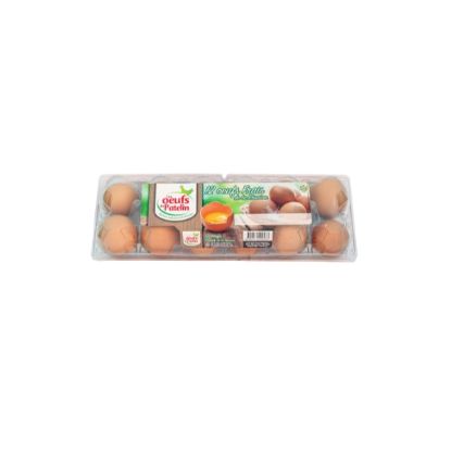 Les Oeufs du Patelin – 12 Oeufs Frais de La Réunion – Calibre Moyen