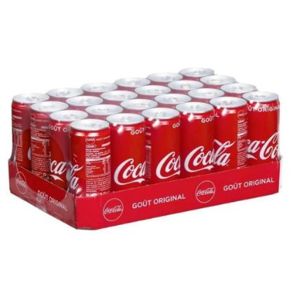 Canettes Coca cola - Pack de 24 x 33cl