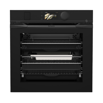 Four encastrable De Dietrich DOR4747B – 73L, Pyrolyse, Multifonction+, Noir Obsidien, Écran Tactile TFT