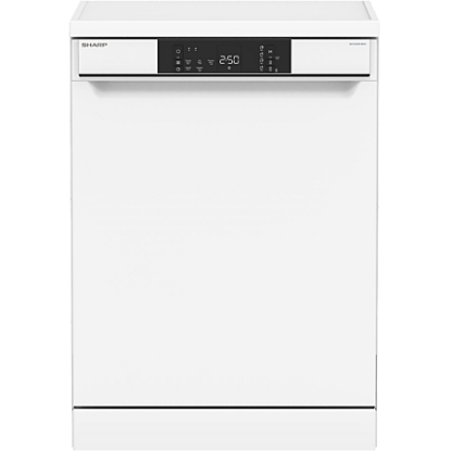 Lave-vaisselle SHARP QW-NA1DF45EW – 15 couverts, 45 dB, 5 programmes, Blanc