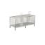 Cage d’élevage pour poules pondeuses en INOX A2 avec séparateur – 1400 × 800 × 800 mm