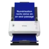 Epson WorkForce DS-410 – Scanner professionnel A4 compact – Chargement automatique 50 feuilles