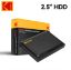 Kodak P190 – Disque dur externe portable 2,5″ – 2 To – USB 3.0 / USB 3.2 Gen1