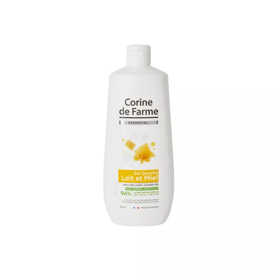 Corine de Farme Gel Douche Lait & Miel – Peaux sensibles – 750 ml