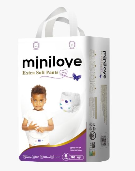 Couches Pants Taille 6 - MINILOVE Extra Soft PANTS T6 - 50 couches