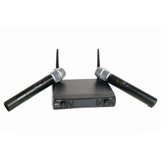 Picture of Double Micros main sans fil UHF Audio Club X202