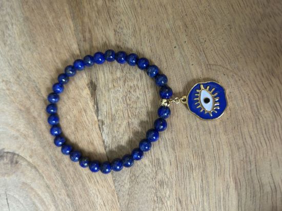 Picture of  Bracelet Lapis Lazuli  & Oeil de protection