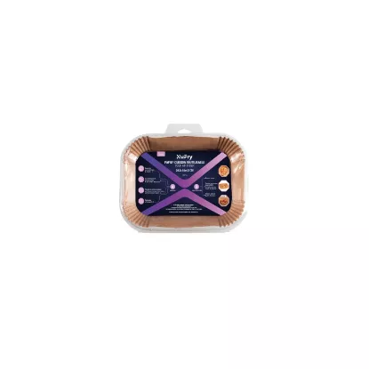 Moules papier cuisson Air Fryer PAPEREC – Nufry – 100 pièces (rectangulaires)