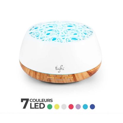 Diffuseur d’arôme, humidificateur & lampe AROMI 400 – 400 ml – 3 modes