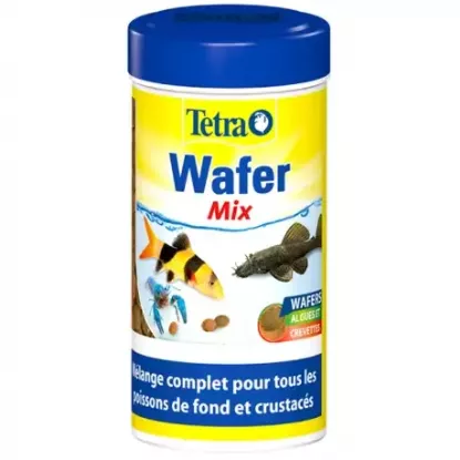 Aliment en wafers pour poissons de fond & crustacés — Tetra Wafer Mix 100 ml Aliment en wafers pour poissons de fond & crustacés — Tetra Wafer Mix 100 ml