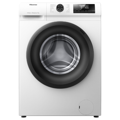 Lave-linge hublot Hisense WFQP8014EVM – 8 kg, 1400 trs/min, Classe A, Moteur Inverter