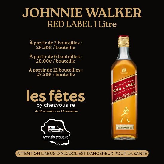 Whisky Johnnie Walker Red Label 100cl