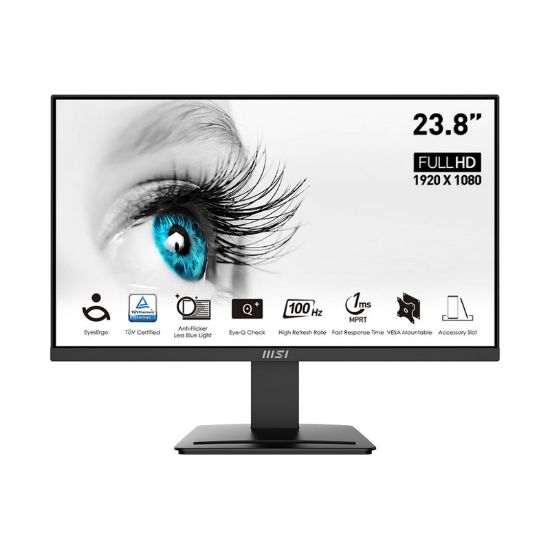 Écran PC MSI PRO MP2412 – 23,8" Full HD, 100 Hz, 1 ms, VA, Anti-lumière bleue