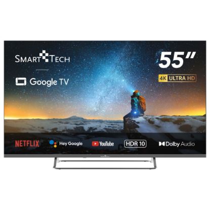 Smart Tech SMT-55UG02V – TV LED 55" (139 cm) 4K Ultra HD, Google TV, Wi-Fi & Bluetooth