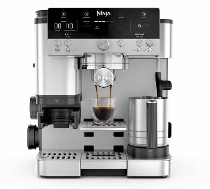Ninja ES501EU Luxe Café Essential – Machine espresso 2-en-1 avec broyeur & mousseur