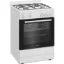 Cuisinière gaz Indesit I6G5KCW – 60 cm 4 foyers + four électrique 72 L