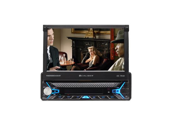 Autoradio 1 DIN Caliber RMD583DAB-BT – écran rabattable 7”, DAB+, Bluetooth, USB/SD, entrée caméra de recul