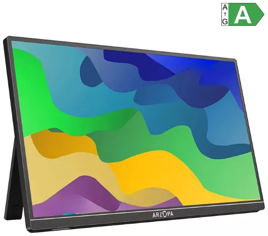 Écran Portable ARZOPA A1S 14" - Full HD 1080p IPS - Stand Ajustable Intégré