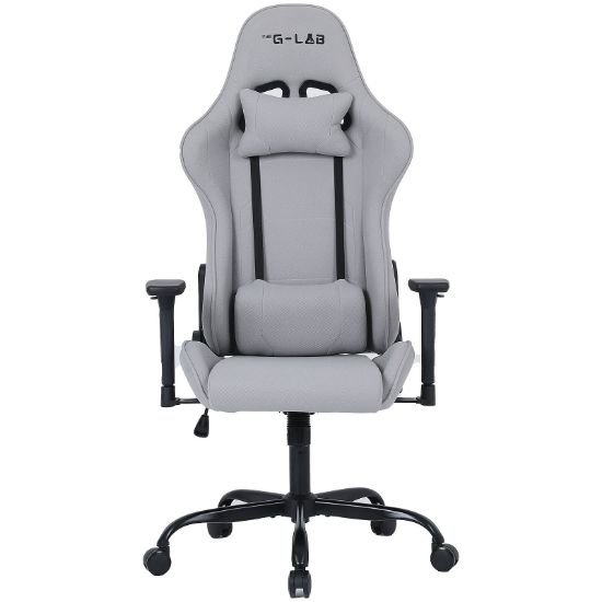 Siège Gamer The G-Lab K-Seat Rhodium - Noir - Tissu Respirant & Dossier Inclinable