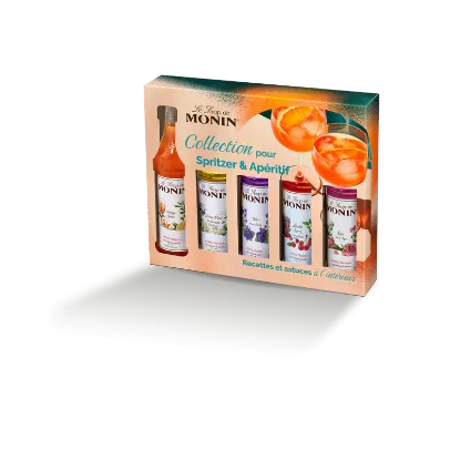 Coffret Sirops Monin "Spritz & Apéritif" - 5x5cl - Pour Cocktails & Mocktails