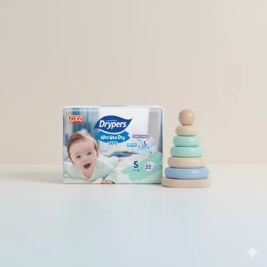 Couche Drypers Wee Wee Dry - Taille S