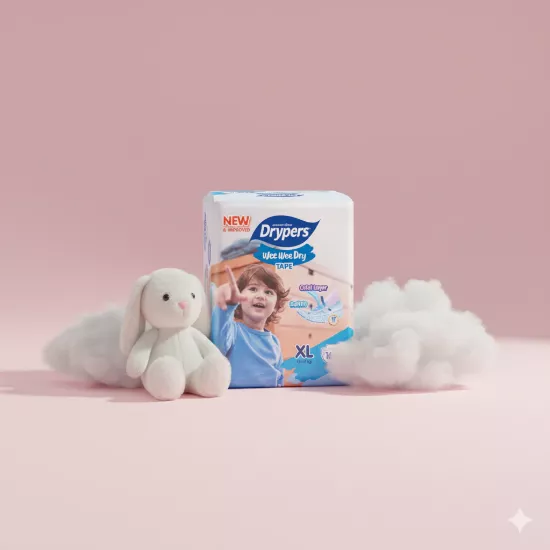 Couche Drypers Wee Wee Dry - Taille XL