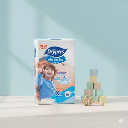 Couche Drypers Wee Wee Dry - XL 