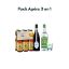 Pack Apéro Prestige Réunionnais : Magnum Rhum 1.5L + 2 Vins Brouilly + Bière Triple