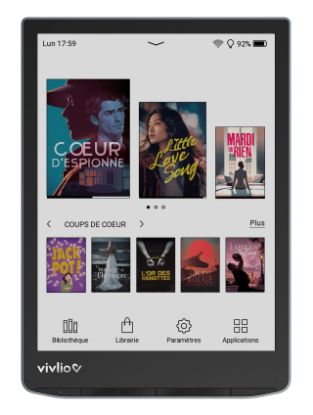 Liseuse Vivlio InkPad Color 3 - 7.8" Couleur | 32Go | Audio & Étanche