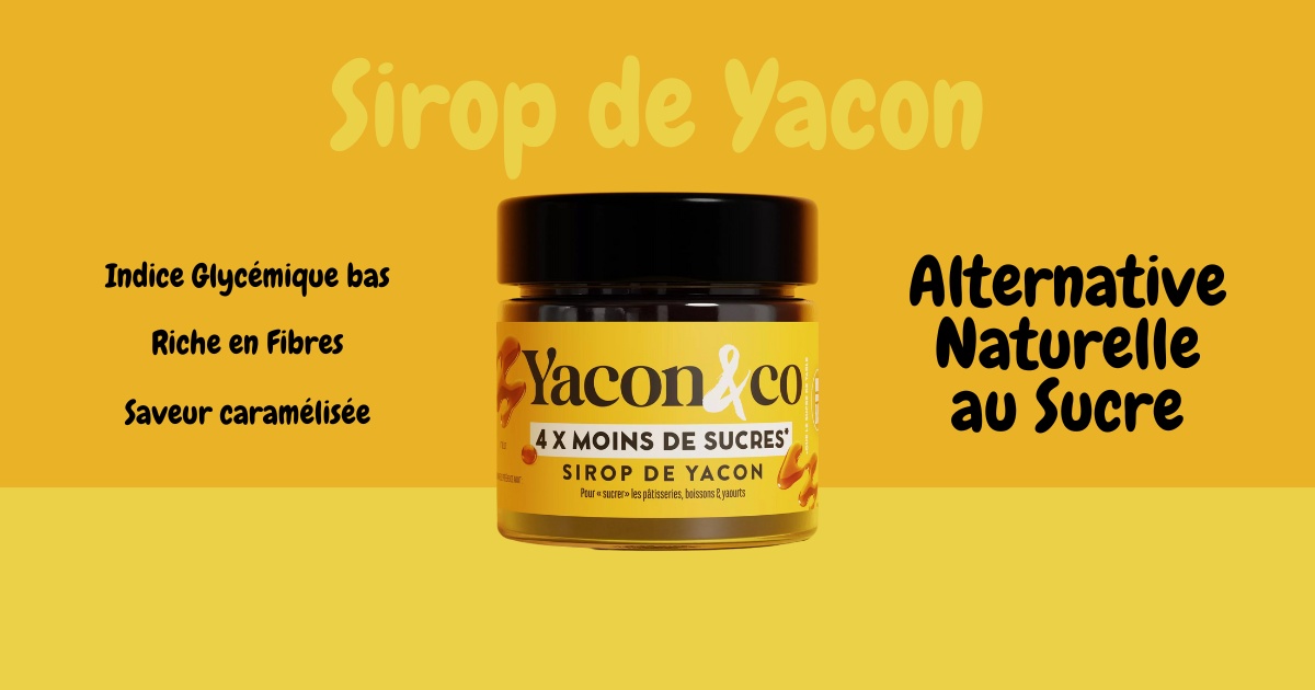 Sirop de Yacon - Alternative naturelle au sucre, IG bas et riche en fibres