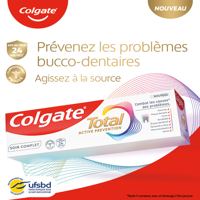 Dentifrice Total Active Prévention Soin Complet COLGATE