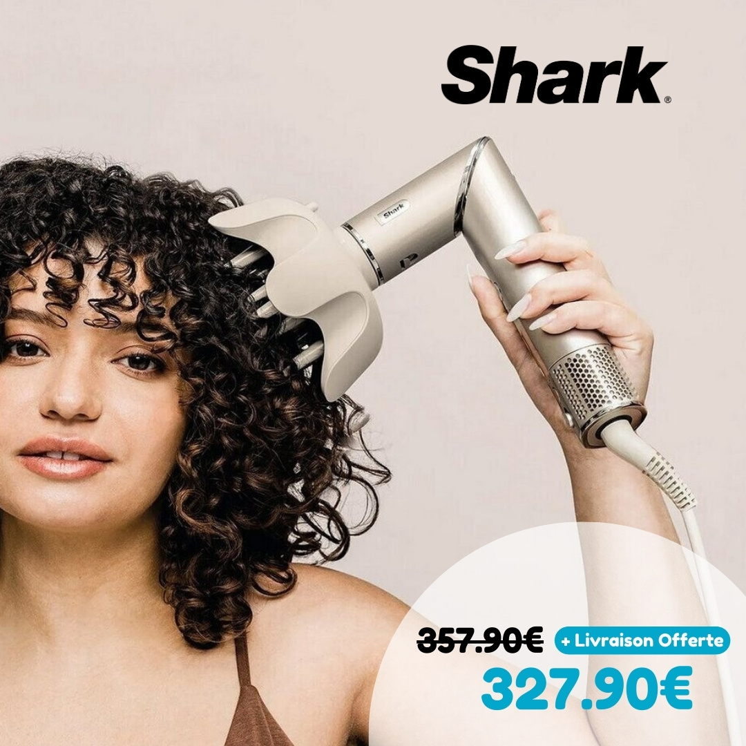 Styler & Sèche-Cheveux 5-en-1 Shark FlexStyle - Champagne HD440SLEU